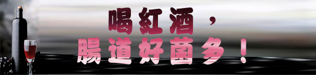 喝紅酒,腸道好菌多!
