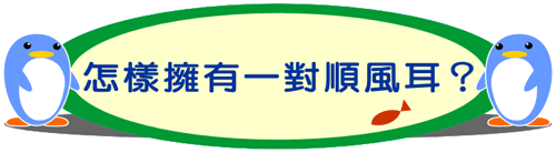 怎樣擁有一對順風耳？