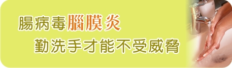 腸病毒腦膜炎  勤洗手才能不受威脅