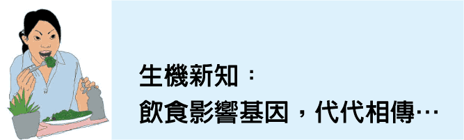 飲食影響基因,代代相傳…